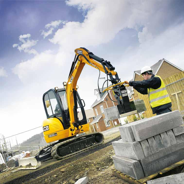 5 These machines also boast optional hose burst check valves, allowing these excavators to comply with legislation for lifting over 1 tonne.