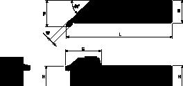 External Undercutting TOOLHOLDERS TG E U R / L Use Insert S t y l e T DT: T D IT: B2~B28 p a g e B29~B30 p a g e Right hand shown W F L H B E Tm a x Ø Dm i n (inch) (inch) (inch) (inch) Screw Wrench