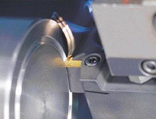 for side turning and grooving TDA-unique, double-ended insert for aluminum wheels machining Turning & Grooving Blades Simple, accurate and rapid indexing Top and bottom seated insert alignment No