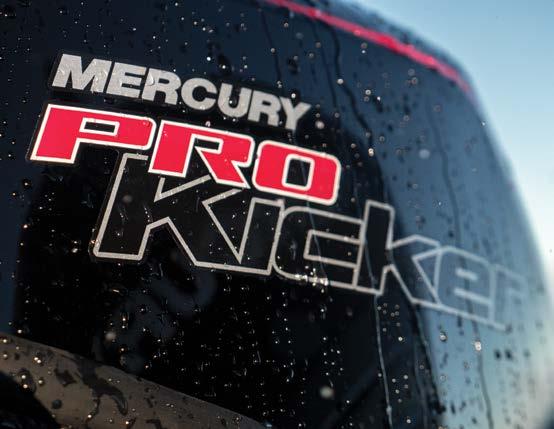12 FOURSTROKE MercuryMarine.com/FourStroke NEW 15 ProKicker Strong. Smooth. Precise. Reliable. Get all the power you need to control bigger boats.