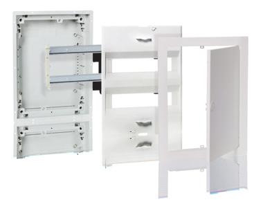 Delivery options UK500 series Complete consumer unit / Hollow-wall mounting set The complete version UK500N with trim frame and door Wall box