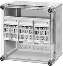 SENTRIC HP Molded-Plastic Distribution System Infeed enclosures Design Enclosure size LV HRC fuse bases 1) For a 4th and 5th conductor, 8WA1 205 terminals or 8GJ9 318-2 supports can be installed for