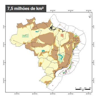 Brazil s sedimentary basins are still relatively unexplored especially onshore Concessions 98% of area Production sharing 2% (Presalt blocks not yet under E&P Concenssion) Transfer of rights (or