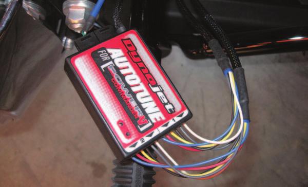 FIG.G 12 Plug the supplied GREY O2 Optimizer into the stock wiring harness (Fig. G).