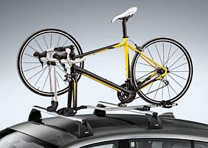 Touring cycle holder, lockable High-strength, lockable touring cycle holder for the secure