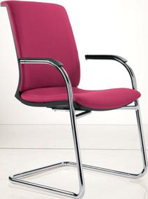 A + SV 2 choices of cat. B fire-resistant (M1) fabric colour (+ fab. B) Synchro Plus chair, fabric backrest 5 080 056 + fab. A + SV DU Plum DO Central axis tilt chair, fabric backrest 5 080 082 + fab.