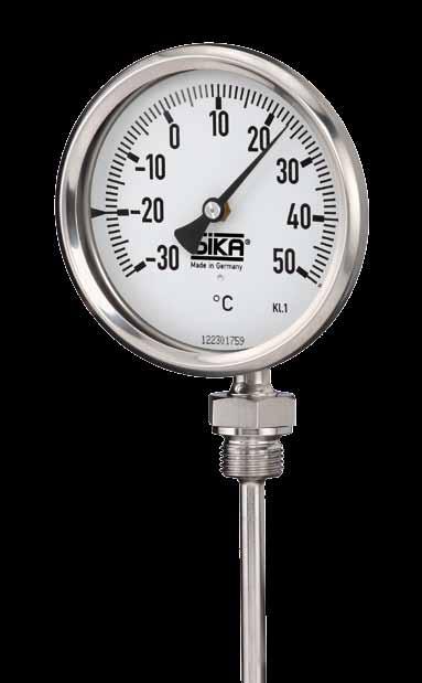 Scale range, measuring range and error limits With dial thermometers there is a distinction between the scale range and the measuring range.