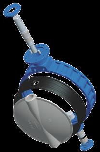 Well-thought through design features for optimum performance ERHARD ECLI butterfly valves are soft-sealing valves of the face-to-face dimension DIN EN 558 series 20