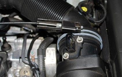 Step 4: Locking Hose Clamp Pliers Pull the flexible intake tube off of the Mass Air Flow