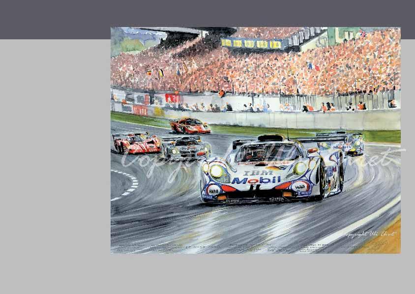 #201 Porsche GT1 Le Mans Winner 1998 - On