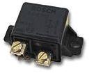Example, connect to ignition circuit to control or shut down power circuits, accessories or fuse panels through ignition switch. SPST dual contacts rated for 75 amps.