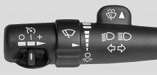 Turn Signal/Multifunction Lever Turn and Lane Change Signals The turn signal has two upward (for right) and two downward (for left) positions.