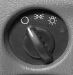 Exterior Lamps Your exterior lamps knob is located on the driver s side of your instrument panel.