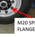 5 tires to the Wheel Adapter using the provided M20 Split