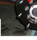 Install TPMS sensor into 19.5 rims as shown in Figure 1 2.