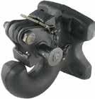 Shank diameter is 2". Mounts with 6-½" bolts, not included. Accepts 2½" and 3" ID pintle rings.