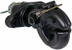 95 Swivel Mounted Pintle Hooks Top bolt diameter is 1-½" Bottom stud diameter: HPRS12-1¾", HPRS25-2" Bolt to
