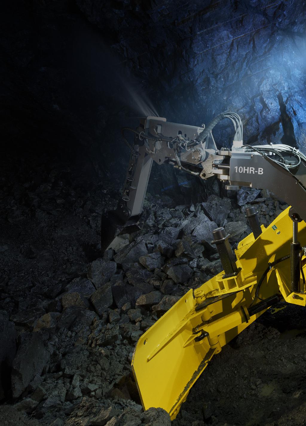 The Häggloader concept To drive long tunnels cost-effectively, you need high capacity equipment designed to operate efficiently in narrow or confined spaces.
