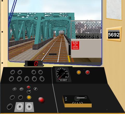 When you enter the station, observe to the left for the green signal on the express tracks. From there, you can reduce power to neutral and then to B3 braking power.