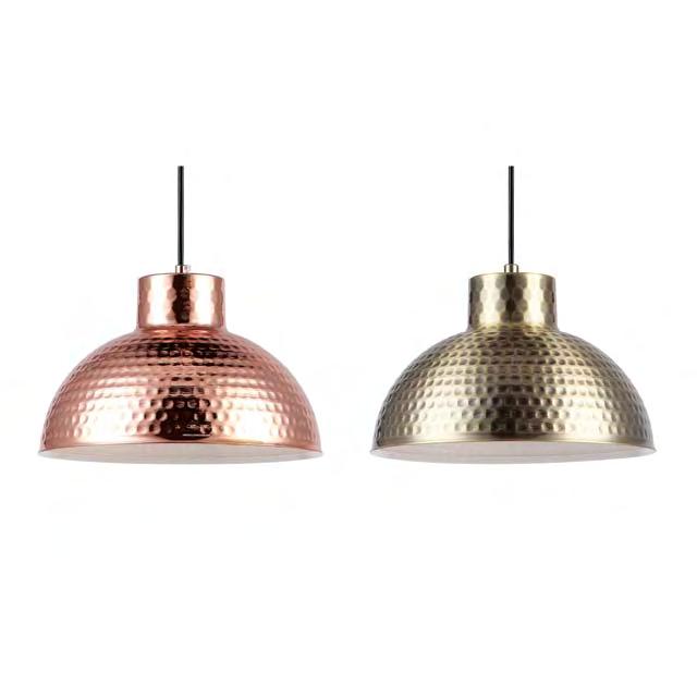 REF. MD3040 - CP Pantalla cobre - Copper lampshade. Florón cobre - Copper metalware. REF.