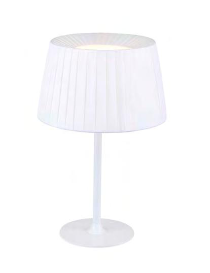 REF. MT5119S - W Lámpara sobremesa - Table lamp Pantalla blanca.