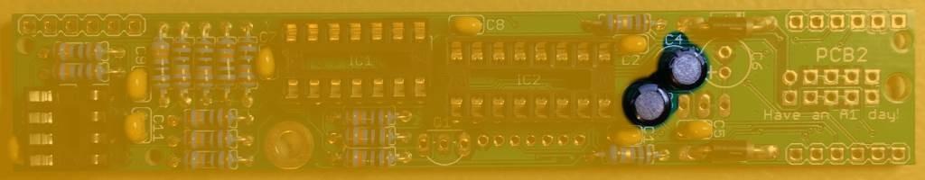 RG1 LM2931 5V 1pcs Step 6 Solder electrolytic capacitors on