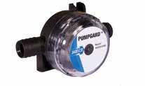 18590-2092 12 18590-2094 24 1-1/2" (38mm) hose barb and 1-1/2" (38mm) NPT intake Jabsco Diaphragm Waste Pump This super quiet and compact pump has a straight-through waste path that easily passes