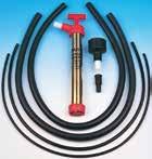Both come equipped with hoses, connectors, and dipstick probes for various requirements. HOSE PORT LENGTH 34060-0010 1/2" hose barb 10.