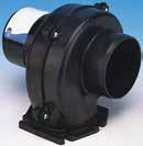 Three sizes are available, with outputs of 105 cfm (3m 3 /min) (12V only), 150 cfm (4.