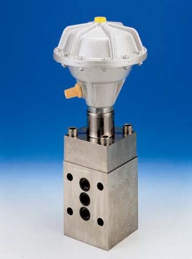 Pneumatically operated Description of the Valve Directional control valves direct the flow in various directions (P A with 2/2 valves and P A // A T) with 3/2 valves.