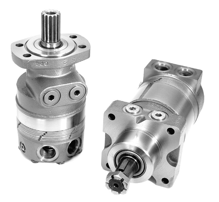 The case flow also lubricates the vital drive components, extending motor life. An internal drain option is also available.