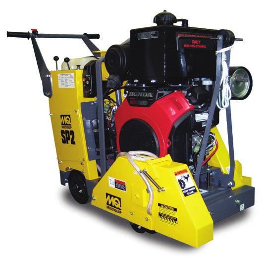 The SP2S20H is a high performance road saw. This model is designed for fast, accurate sawing applications with minimal service and maintenance requirements.
