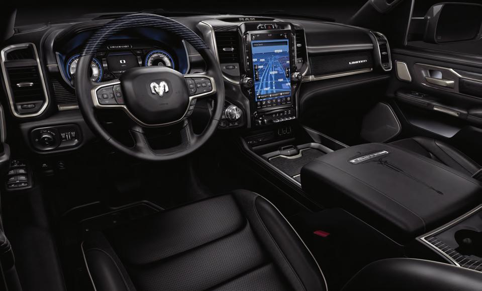 interior refinement The all-new Ram 1500 is the most luxurious truck in its segment 7 delivering an incredibly quiet cab and treating the senses with the use of