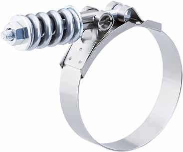 Constant Tension Clamps Breeze T-Bolt Spring-Loaded Breeze Spring-Loaded T-Bolt clamps provide comprehensive application coverage and are performance engineered.