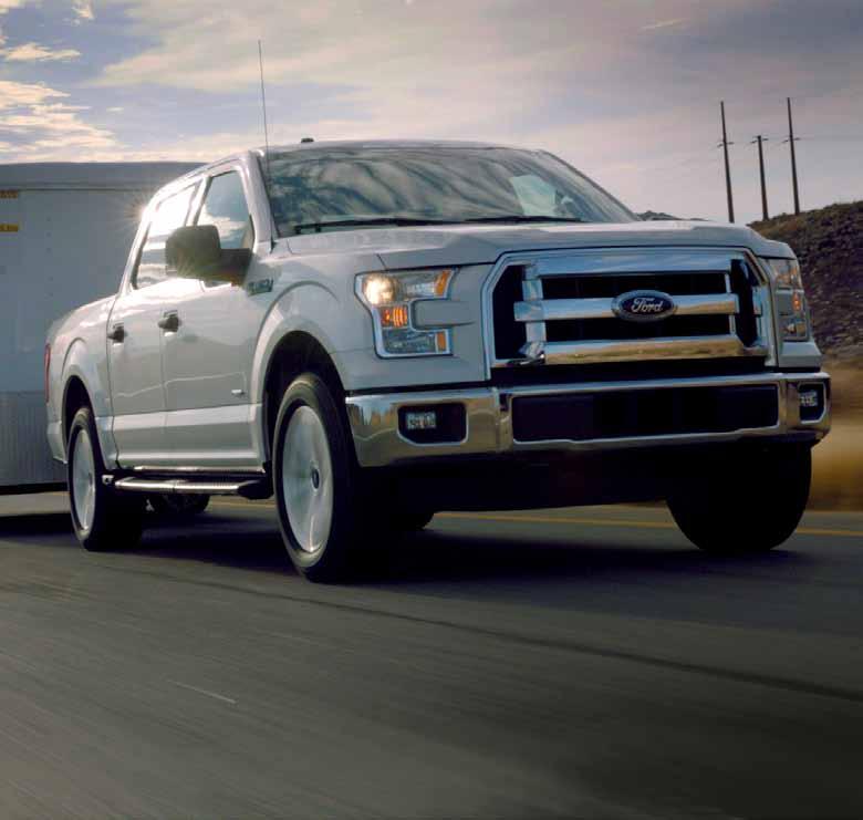 Outstanding towing capabilities. Make no mistake, 2015 Ford Pickups and Chassis Cabs are the real leaders pulling the heaviest trailers in their classes.