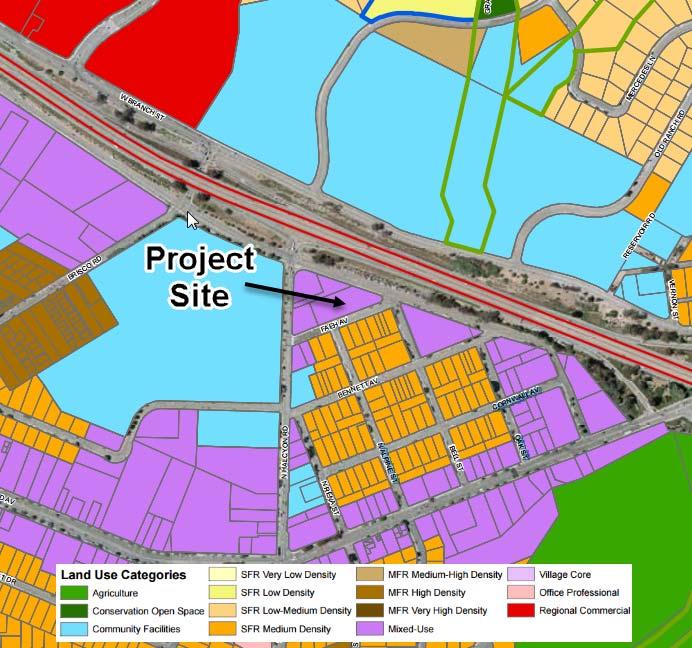 Figure 8 - General Plan Land Uses For the Popeye s Louisiana Kitchen TIAR, several projects within the project vicinity are proposed.