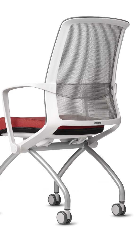 TIZU Features Nesting Available in Black and Light Grey Lumbar Support Torsion Tension with Swing Arm Removable Seat Covers in 2