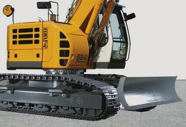 Performance The Liebherr R 924 Compact combines the excellent performance characteristics of a standard excavator with the reduced dimensions of a compact machine.