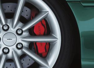 Coloured brake calipers Adding a flash of colour to the brakes, and as an alternative to the standard black