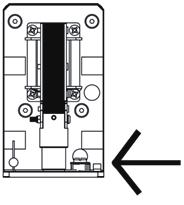 Note: If the gate is opened outward, place the stopper in opposite direction. 3). Drill the 3 marked points, and then securely attach the stopper to the ground with screws and washers. See Figure 2.3.7 (3) 2.