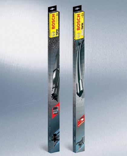 Twin Maximum performance standard wiper blade for commercial vehicles: lengths from 400 to 1,000 mm (as