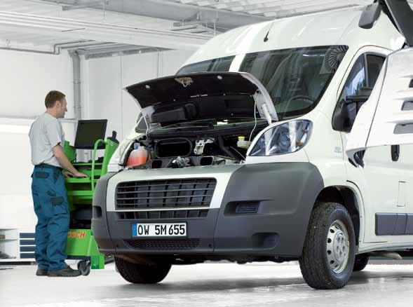 For professionals on the road: diagnostics, spare parts and accessories from a single source Drivers and operators