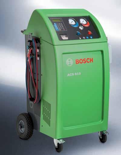 systems with high capacity. Recovery, recycling and refilling of the refrigerant are controlled automatically.