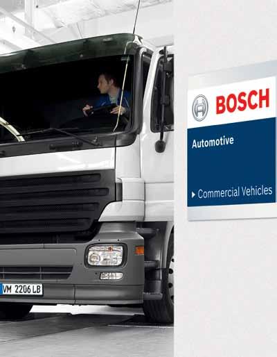 Module concept for commercial vehicles: Bosch Commercial Vehicles Bosch Commercial Vehicles provides reliable support regarding a long-term partnership with both Bosch and the wholesale.