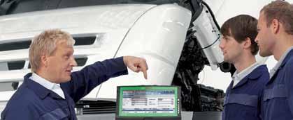 Professional diagnosis and maintenance of commercial vehicles increase both turnovers and base of customers.