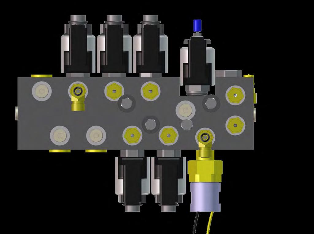 Valve Coil Fig. 11 Isolator Valve Hydraulic Valve Manifold Return Fitting Valve - (Coil and Valve Cap enclose stem of valve.