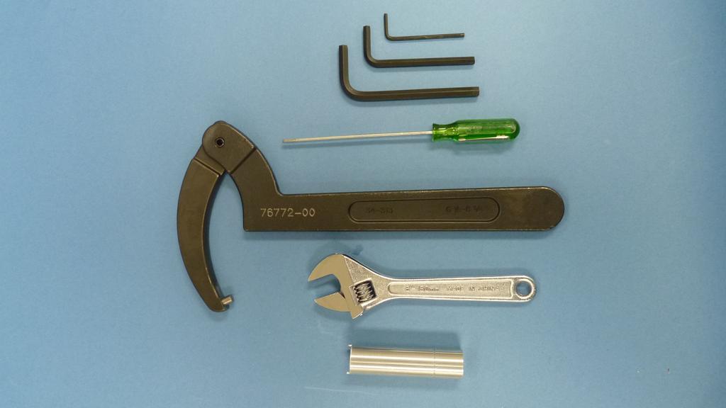 RPA-2 Powder Applicator - Introduction Tools Required for Assembly/Dis-Assembly 76772-00 Spanner Wrench Hex Keys