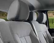 14 CONVENIENCE COMFORT HEATED AND VentilateD FRONT SEATS* ADJUSTABLE HEAD RESTRAINTS To operate the heated feature, press settings and off.