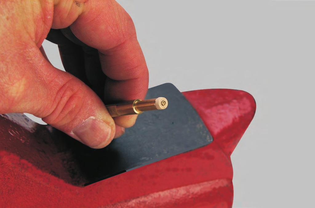 apply fingernail polish to the edge where the plug meets the casting.