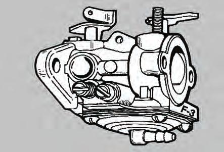 During the removal of the tube the "O" ring on the venturi end of the tube may remain stuck in the center leg of the carburetor.